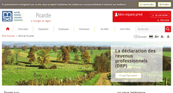 Desktop Screenshot of msa-picardie.fr